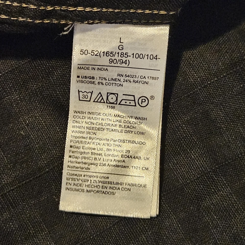 Banana Republic Black Plaid Button Down Shirt